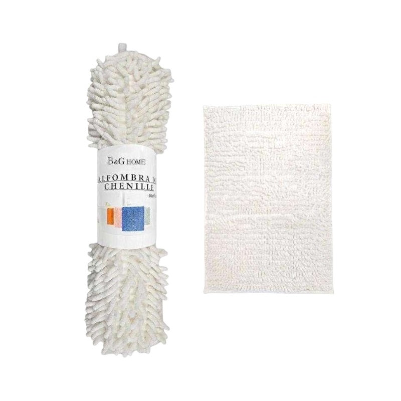 Πατάκι μπάνιου - M0829 - 50x80cm - White - 20880