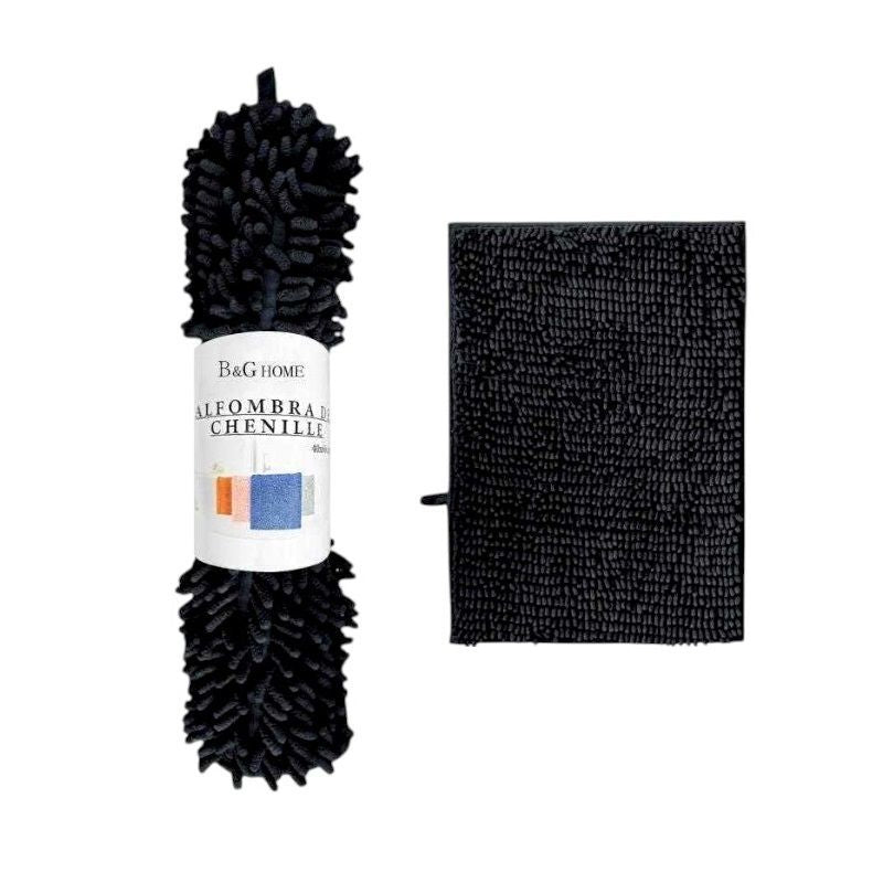 Bath mat - 6C - Black - - 40x60cm - Black - 20873