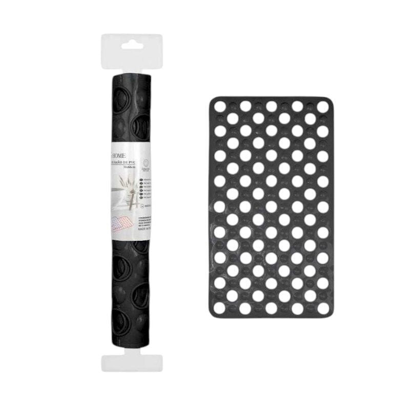 Αντιολισθητικό πατάκι μπάνιου - 6C - 36x66cm - Black - 21081