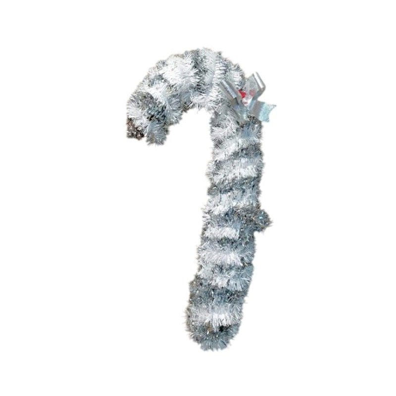 Χριστουγεννιάτικο Γλειφιτζούρι μπαστούνι - 15x19cm - 212351 - Silver