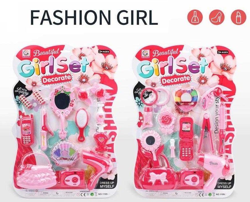 Παιδικό σετ ομορφιάς με τσαντάκι - 1199-7 - 917268