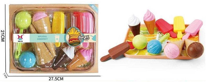 Σετ παγωτού με αξεσουάρ - XJ509 - 215226