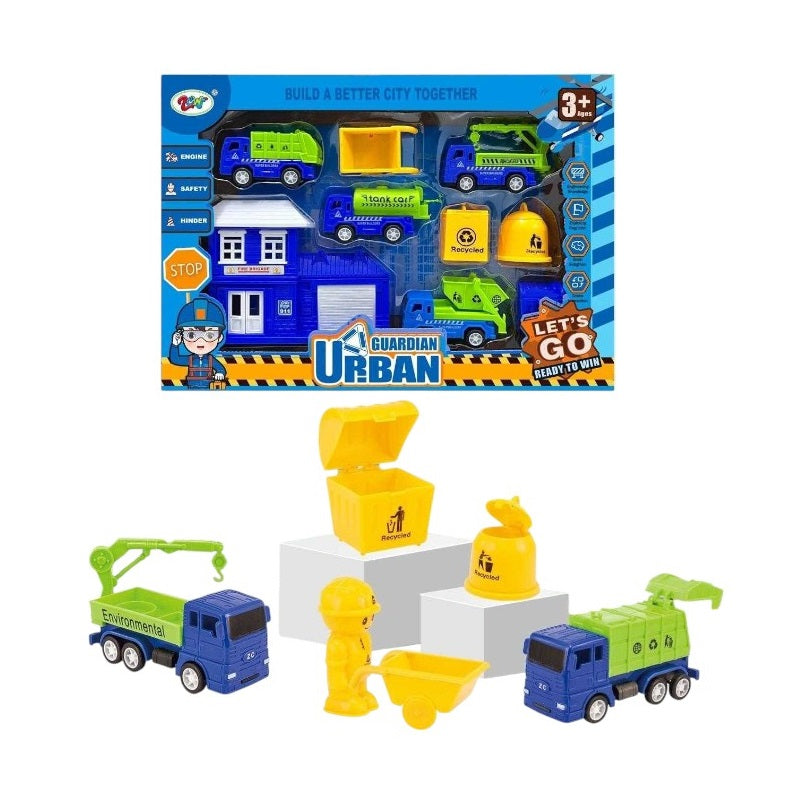 Σετ οχήματα πόλης με αξεσουάρ - 779-K - 215251