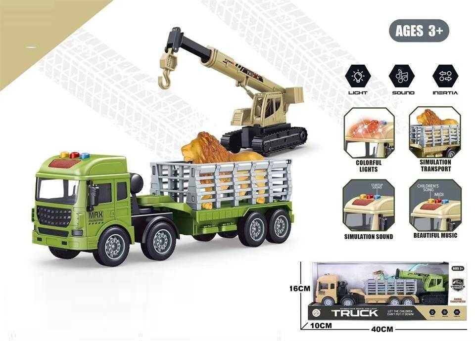 Ηλεκτρονικό όχημα μεταφοράς άγριων ζώων με γερανό - 324-1 - 215453