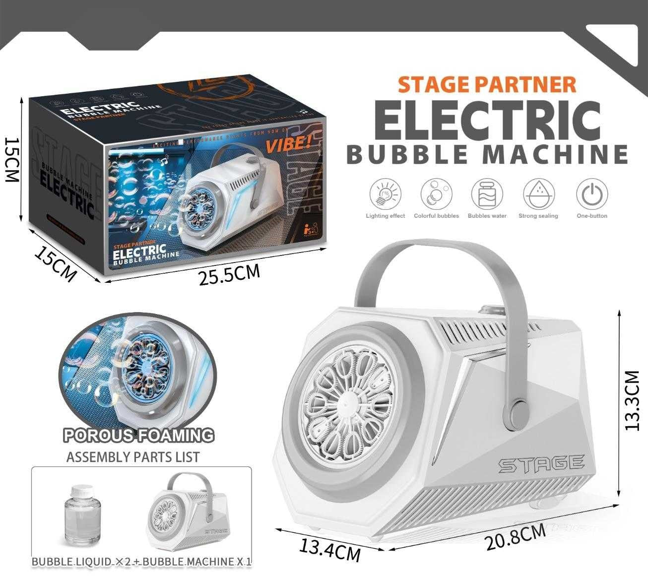 Electronic soap bubble maker - 90ml-AA - P142 - 215494