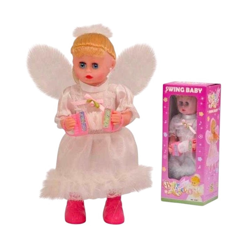 Κούκλα αγγελάκι με κίνηση και ήχο - 6357 - 215524