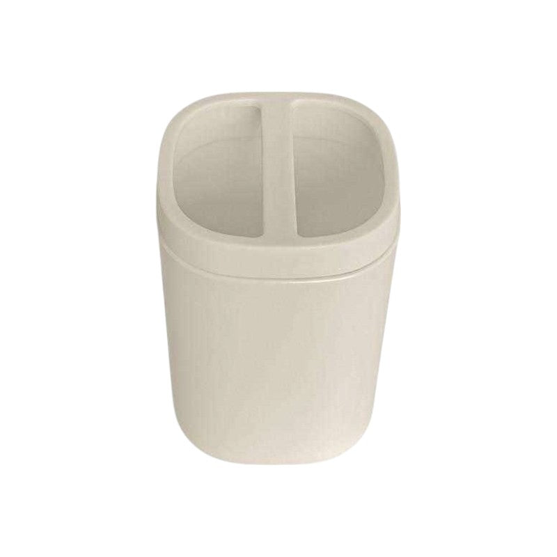 Θήκες οδοντόβουρτσας πλαστικές σε σετ 5Χ - Beige - 21554