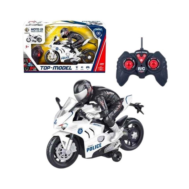 Τηλεκατευθυνόμενη μοτοσυκλέτα Police - 565-R8 - 917558