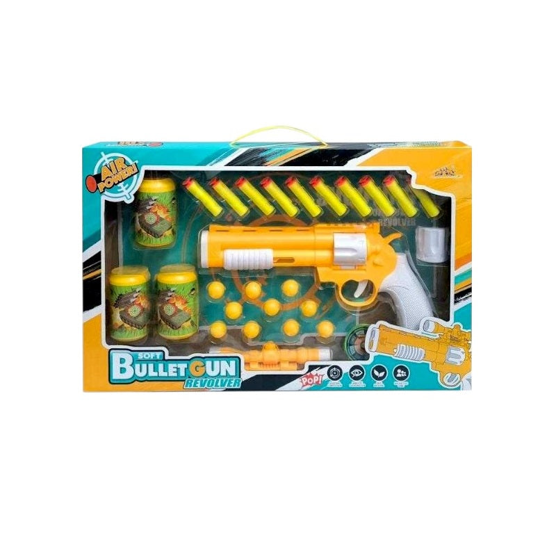 Children's target gun with soft bullets - Soft Gun - 666A - 215570