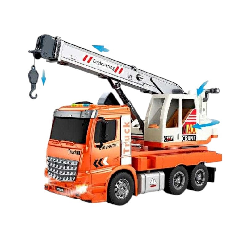 Electronic Crane Vehicle with Sound & Lighting - HT9803W - 215669