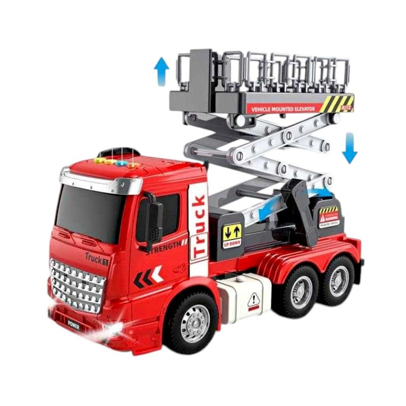 Electronic Crane Vehicle with Sound & Lighting - HT9806W - 215672