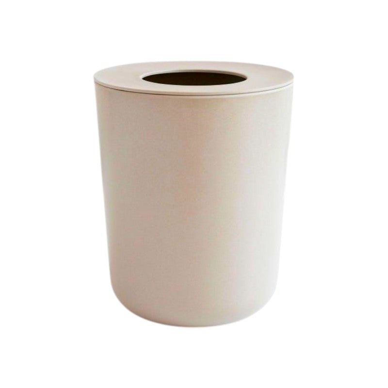 Plastic bathroom waste bin - Beige - 21569