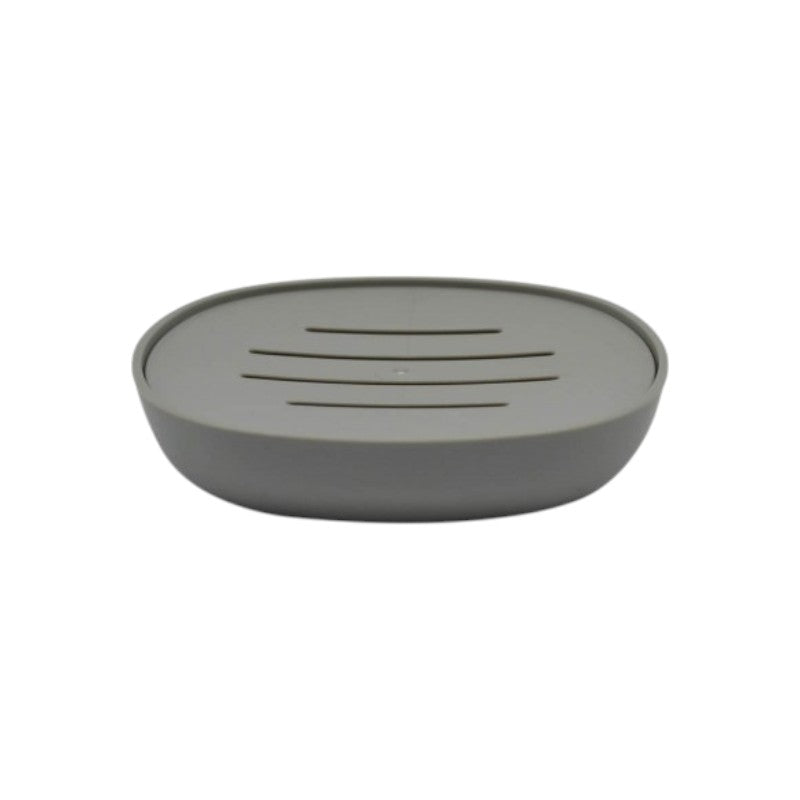 Σαπουνοθήκες μπάνιου πλαστικές σε σετ 9Χ - Grey - 21592