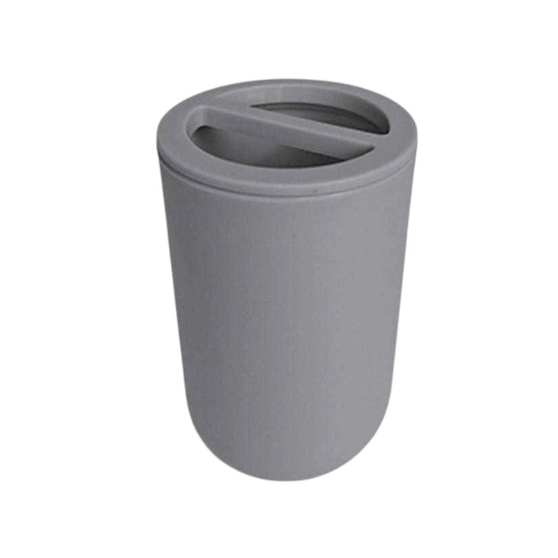 Θήκες οδοντόβουρτσας πλαστικές σε σετ 5Χ - Grey - 21608