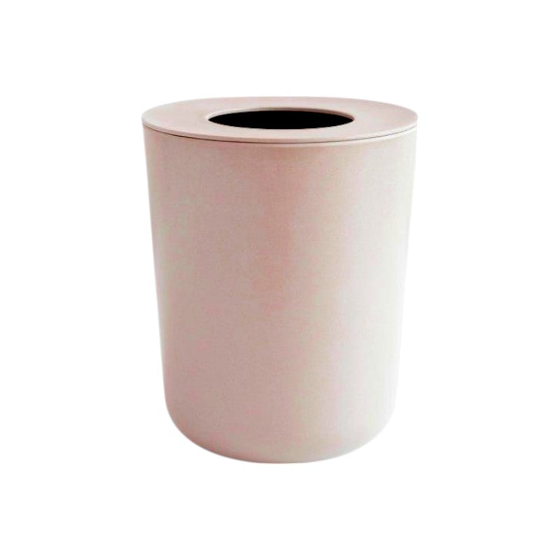 Plastic bathroom waste bin - Light Pink - 21641