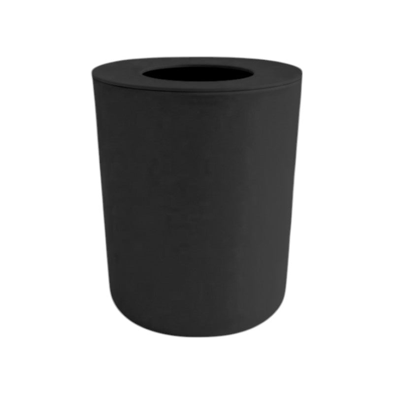 Plastic bathroom waste bin - Black - 21785