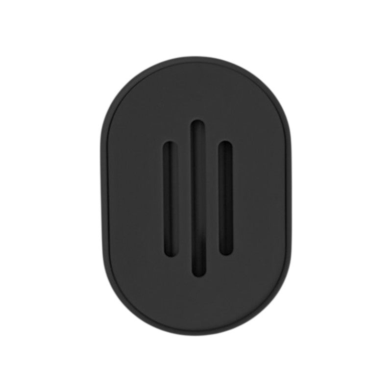 Σαπουνοθήκες μπάνιου πλαστικές σε σετ 5Χ - Black - 21784