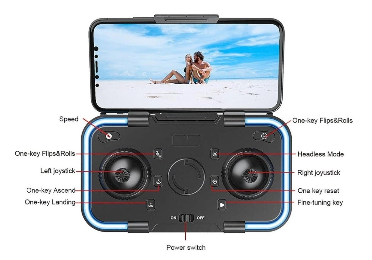 Παιδικό Drone με κάμερα - F187 - 480P - 2.4G - 218113