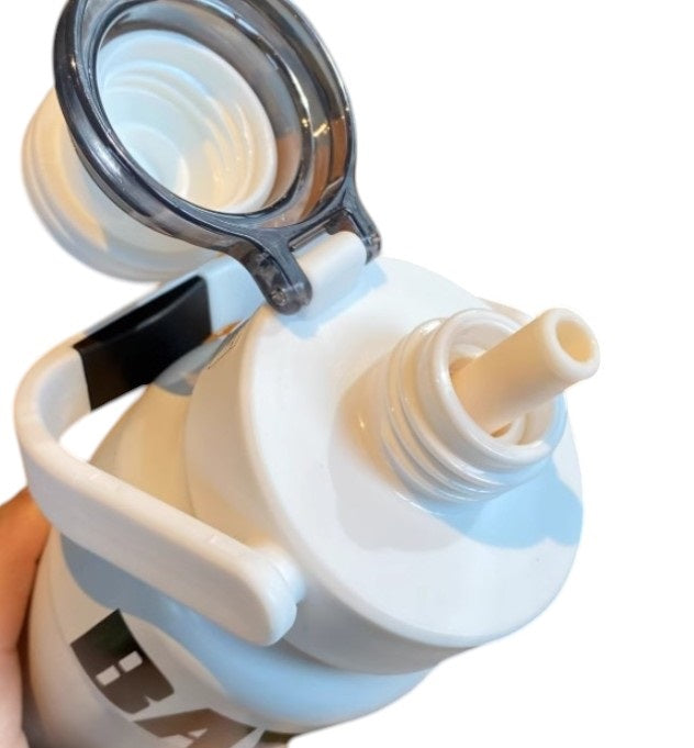 Portable thermos flask - 450ml - 219514 - Grey/Black