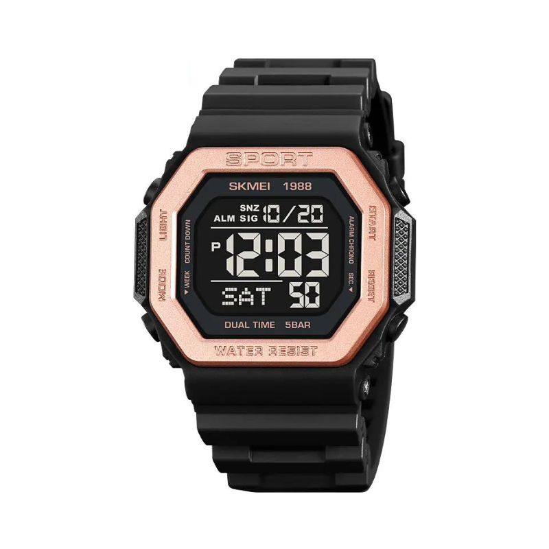 Digital wristwatch – Skmei - 1988 - Rose Gold