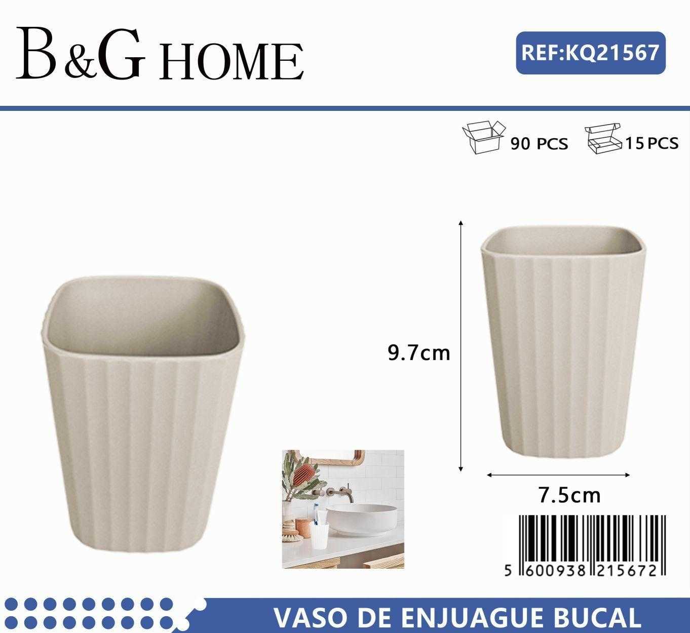 Θήκες οδοντόβουρτσας πλαστικές σε σετ 5Χ - Beige - 21567