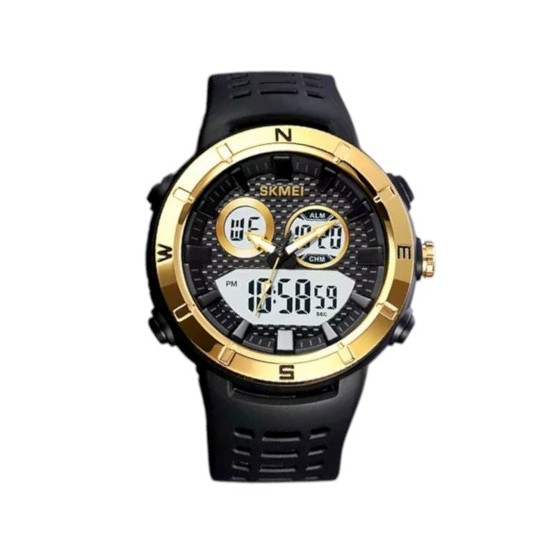 Digital/analog wristwatch – Skmei - 2014 - Gold/White