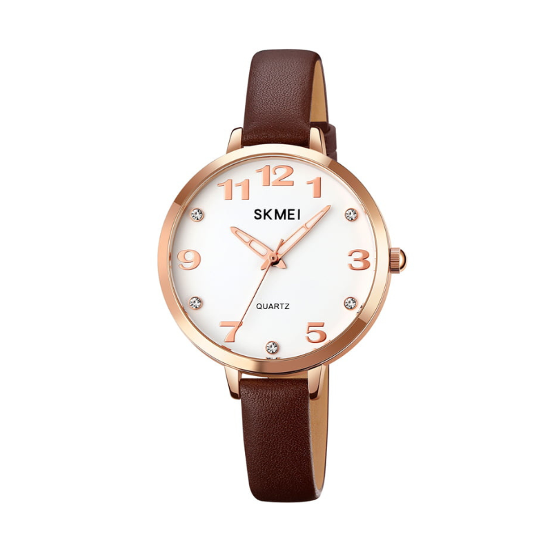 Analog wristwatch – Skmei - 2028 - Brown