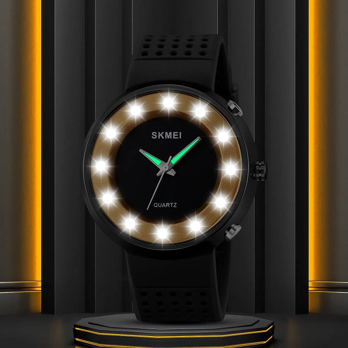 Analog LED wristwatch - Skmei - 2132 - Silver