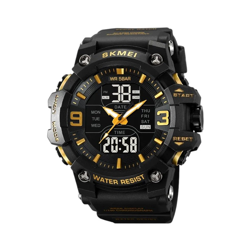 Digital/analog wristwatch – Skmei - 2222 - Gold