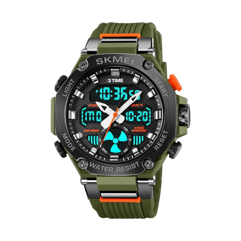 Digital/analog wristwatch - Skmei - 2223 - Green