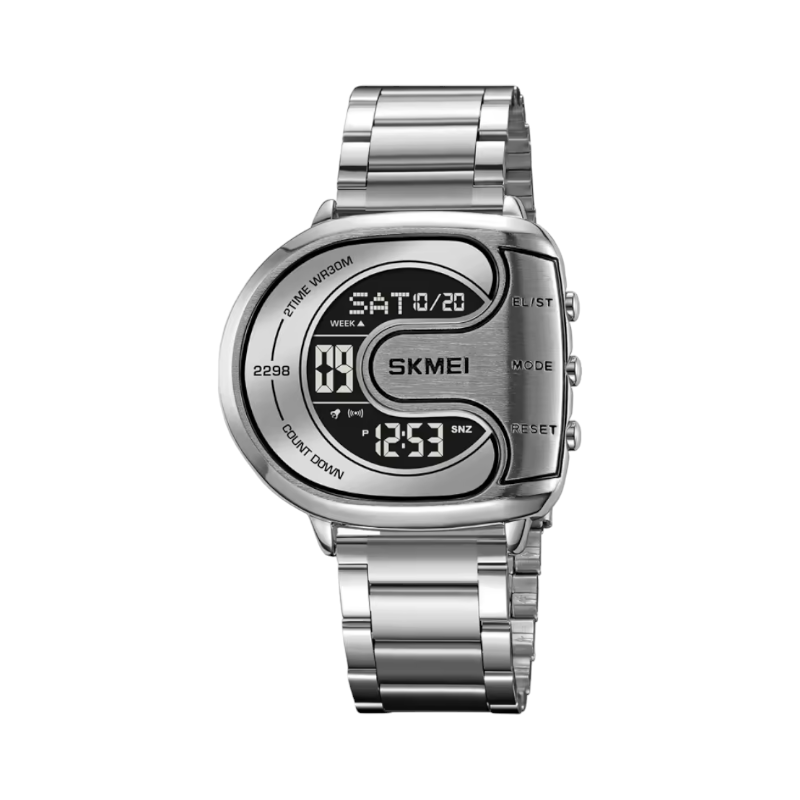 Ψηφιακό ρολόι χειρός – Skmei - 2298 - Silver/Black - iThinksmart.gr