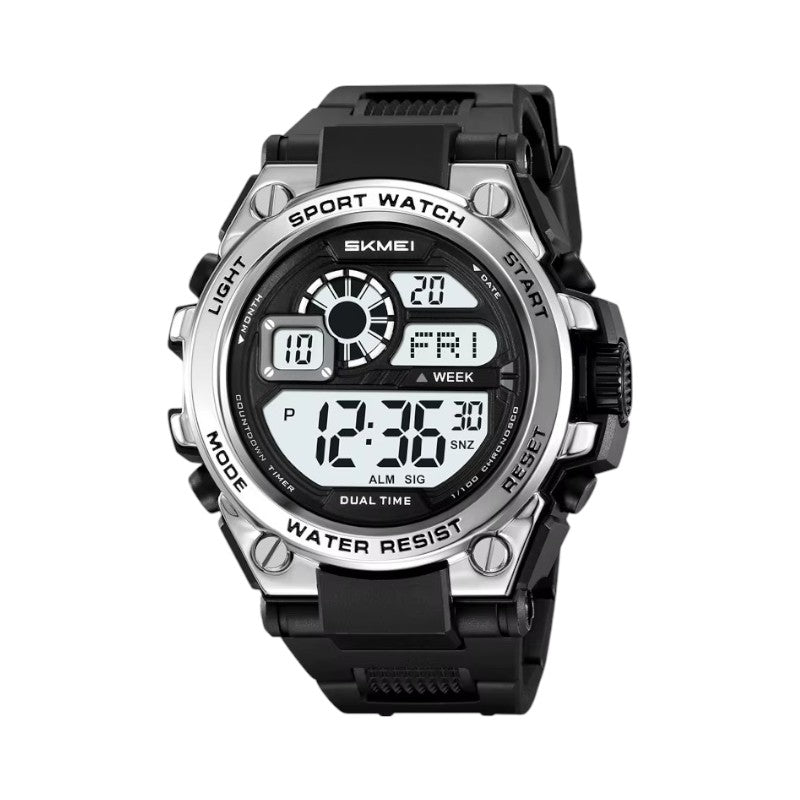 Digital wristwatch Skmei 2318 Silver