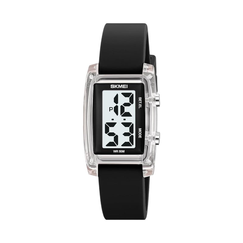 Digital wristwatch - Skmei - 2325 - Black/White Transparent