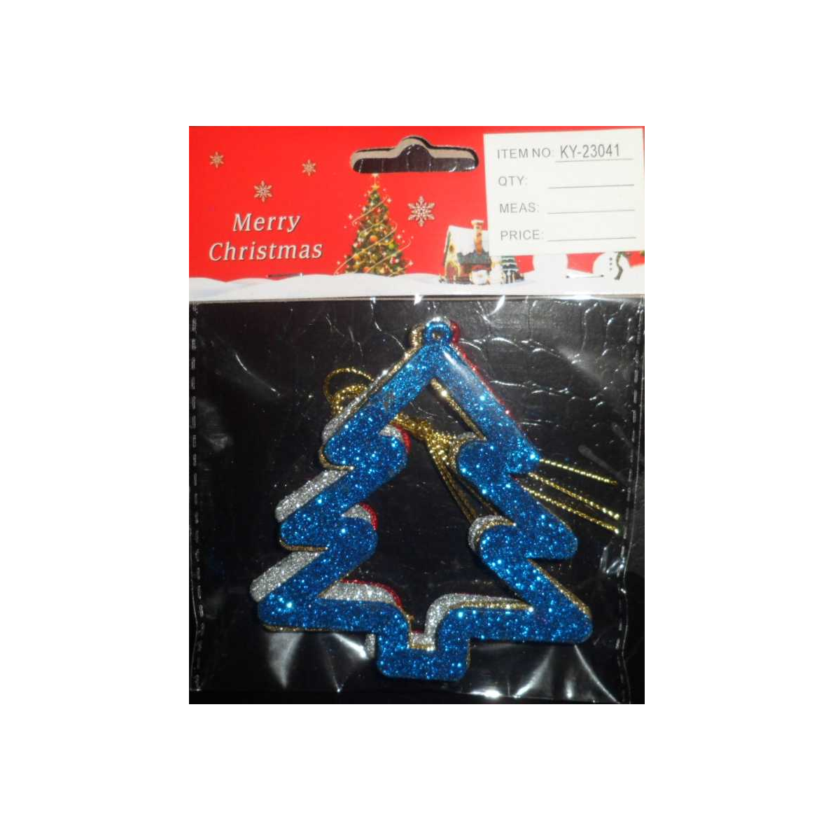 Set of Christmas ornaments - 9*8.5cm - 4pcs - 230416