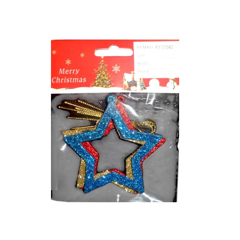 Set of Christmas ornaments - 8.5*8.5cm - 3pcs - 230423