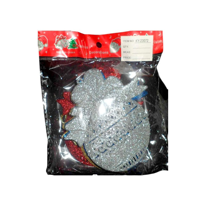 Set of Christmas ornaments - 12cm - 4pcs - 230720