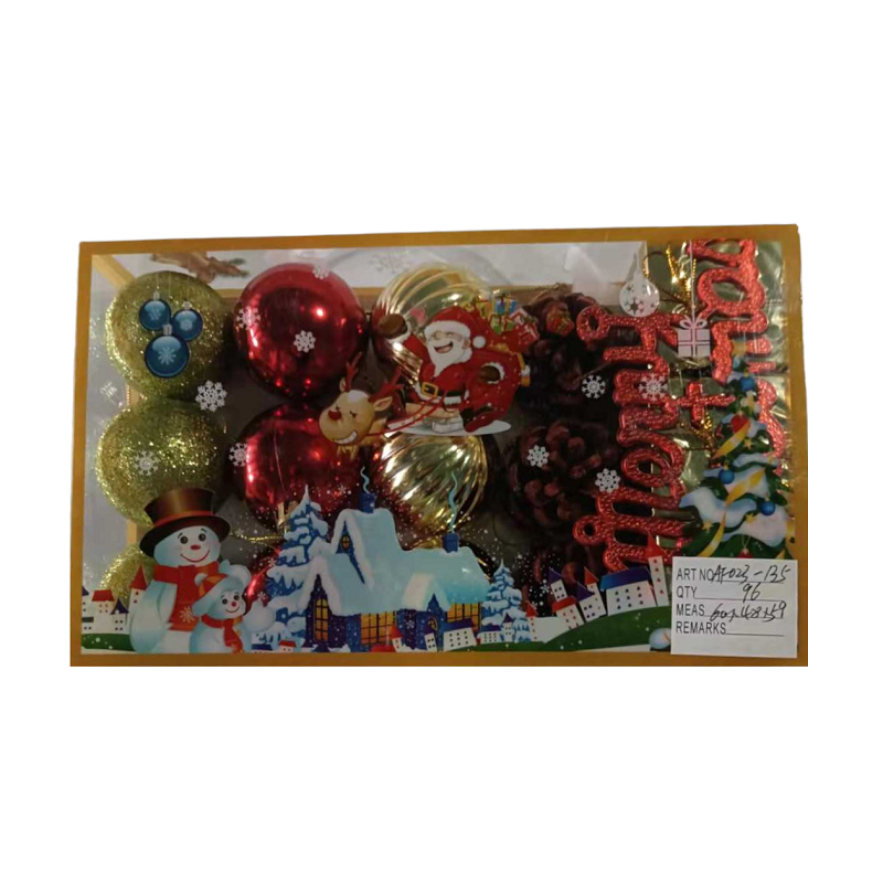 Set of Christmas ornaments - 5cm - 15pcs - 231351