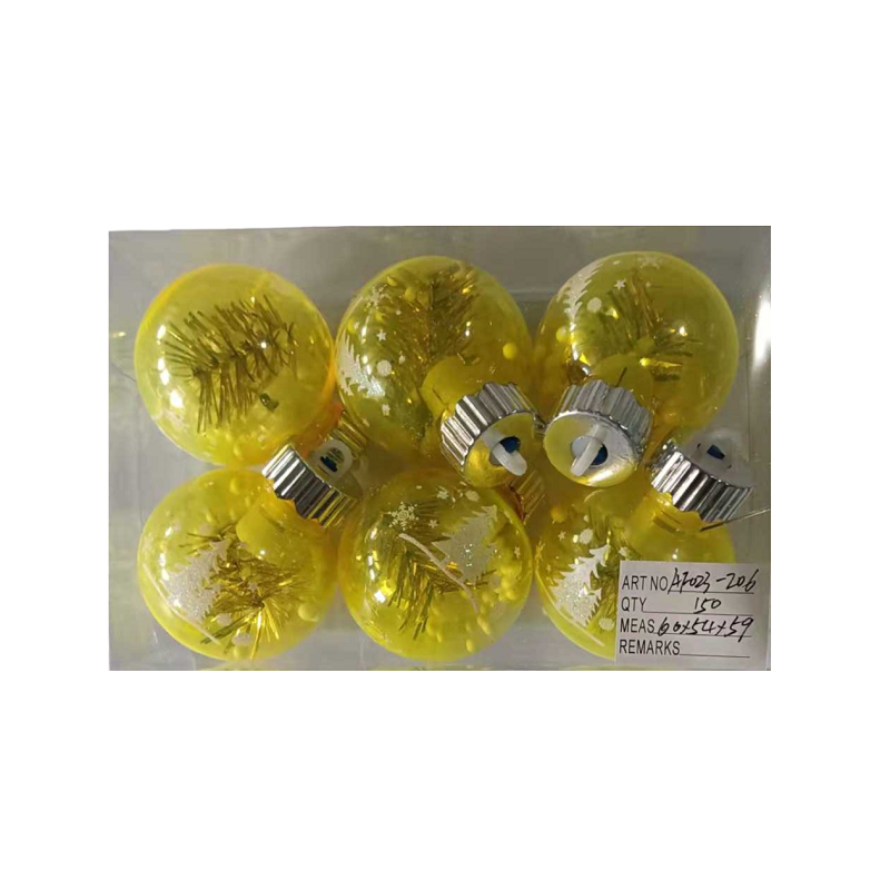 Set of Christmas balls - 6cm - 6pcs - 232068