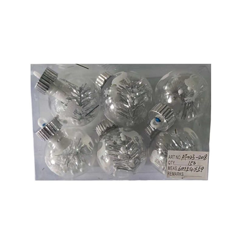 Set of Christmas balls - 6cm - 6pcs - 232082