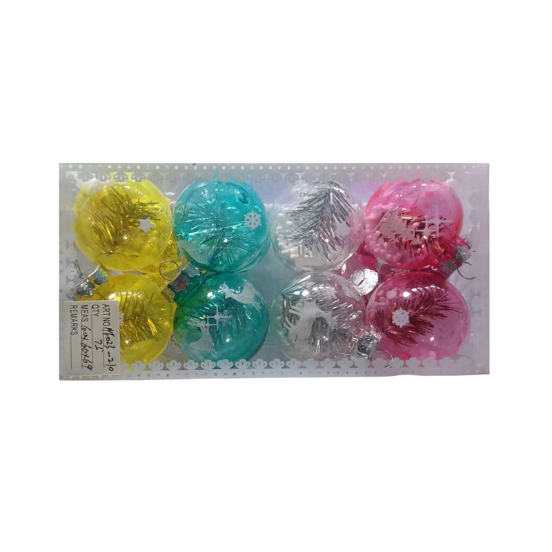 Set of Christmas balls - 6cm - 16pcs - 232105