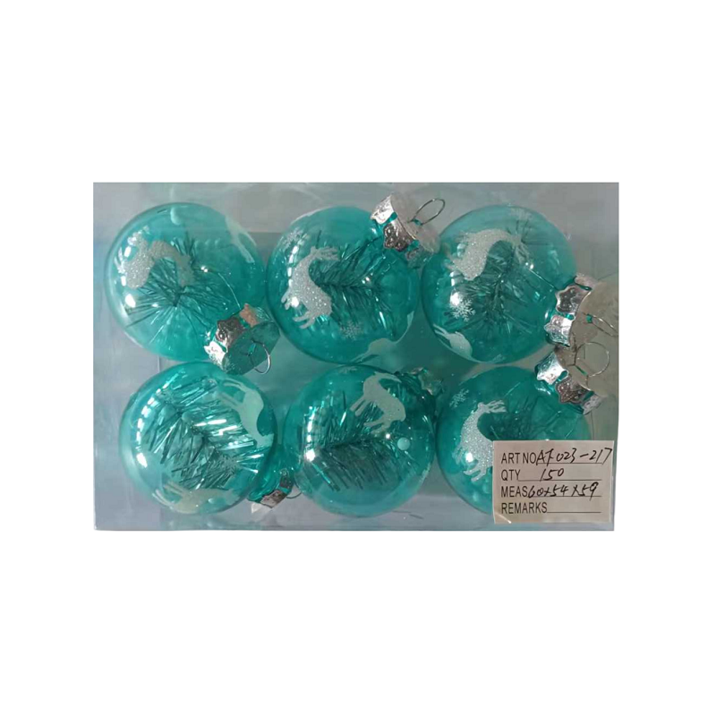 Set of Christmas balls - 6cm - 6pcs - 232174