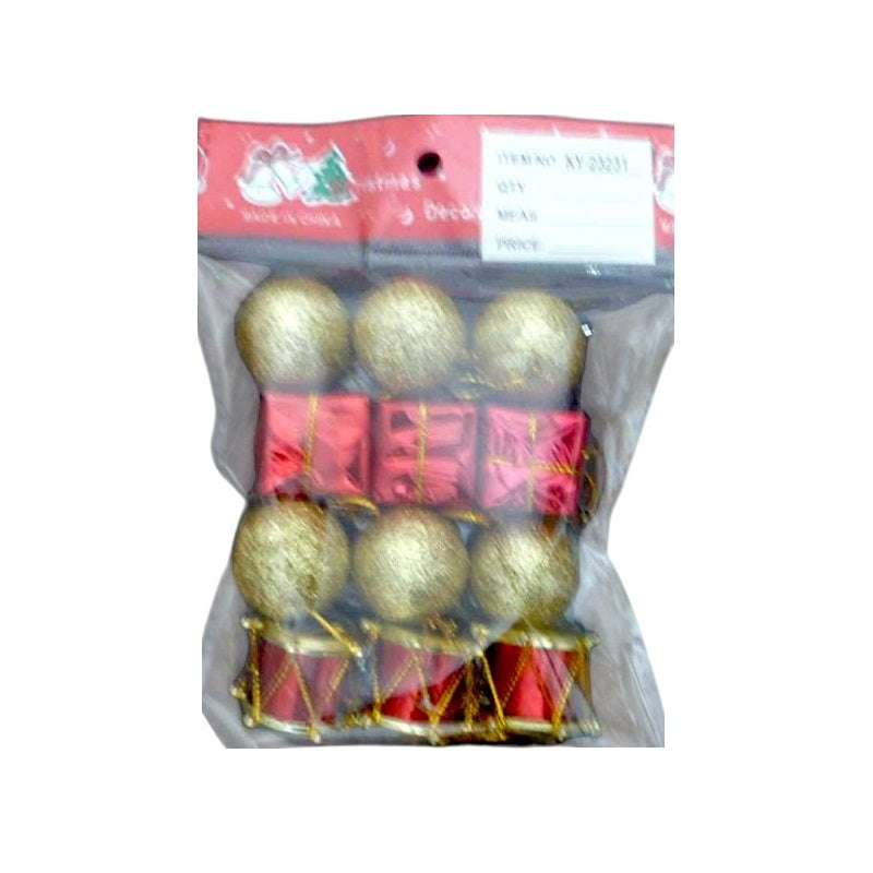 Set of Christmas ornaments - 12pcs - 232298