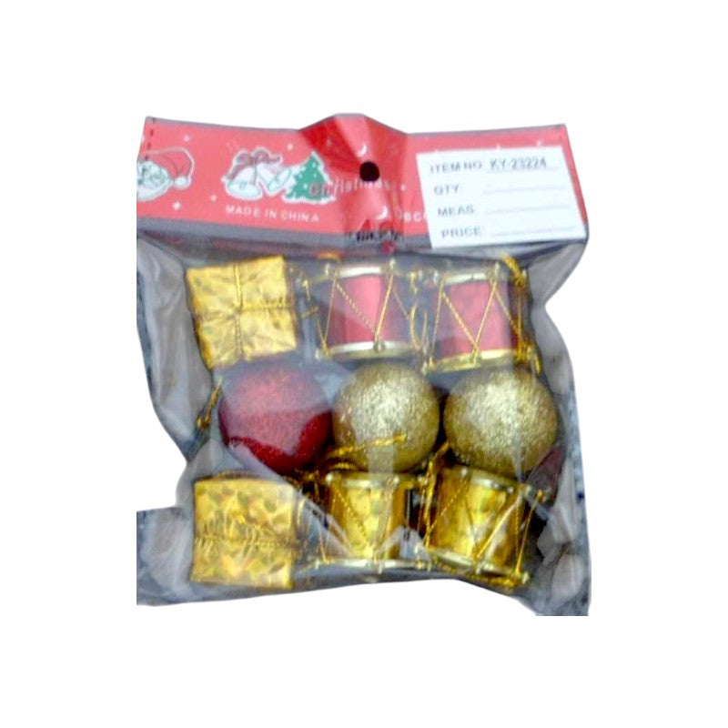 Set of Christmas ornaments - 9pcs - 232526