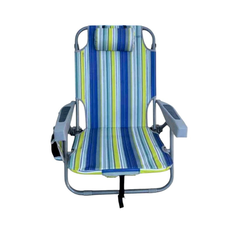 Folding camping chair - 1613LV - 241750 - Blue/Green