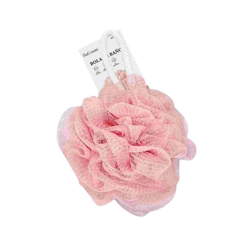 Bath sponges net in set of 5X - Pink - 24971