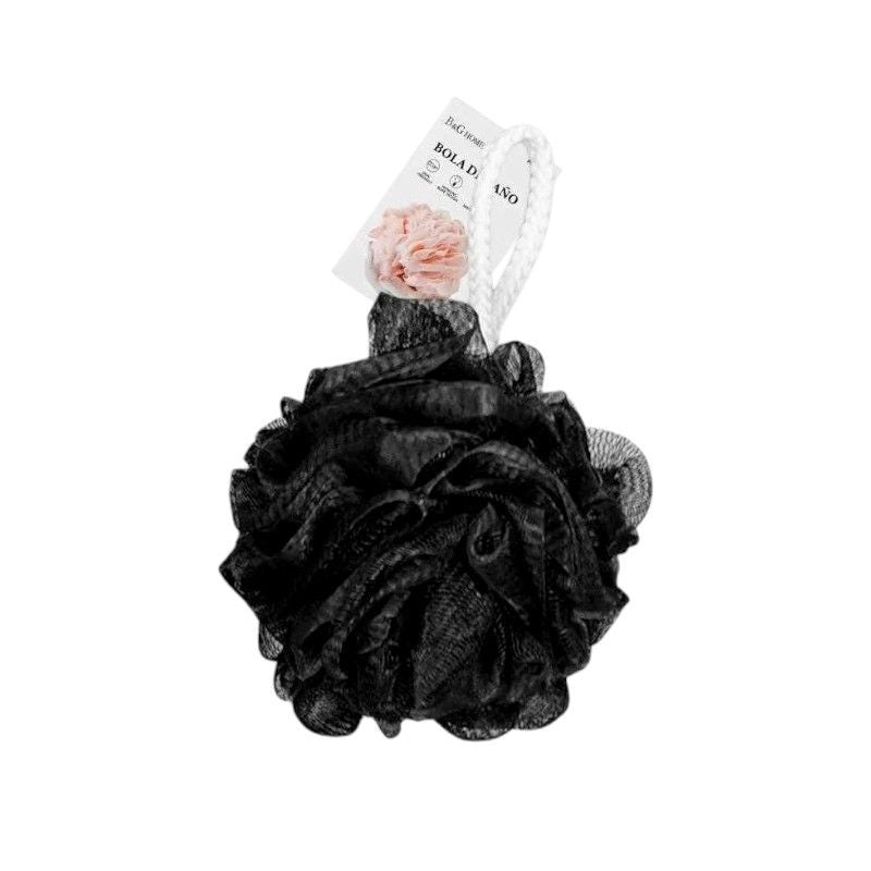 Bath sponges net in set of 5X - Black - 24973