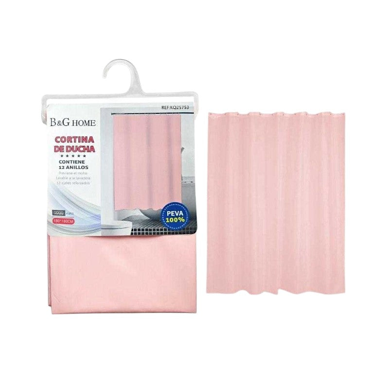 Κουρτίνα μπάνιου - Light Pink - 1.8x2m - 25754