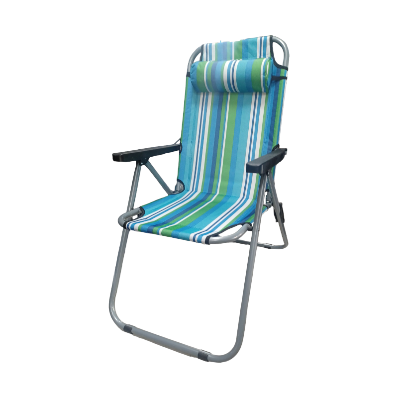 Folding camping chair - 1608 - 270874 - Blue/Green