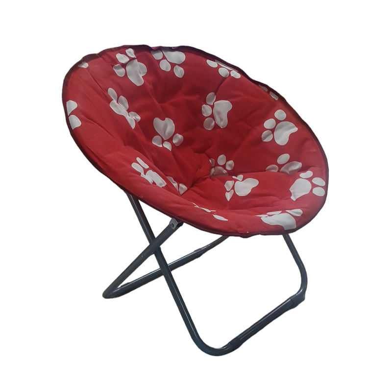 Folding garden armchair - 1320L - 270898 - Red/White