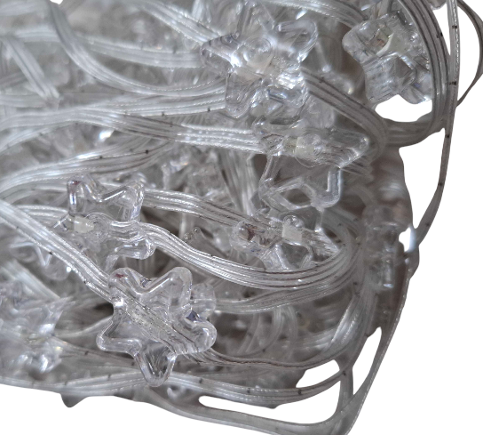 Χριστουγεννιάτικα φώτα LED με προγράμματα - Κουρτίνα - 3m*3m - RGB - 272339 - Stars